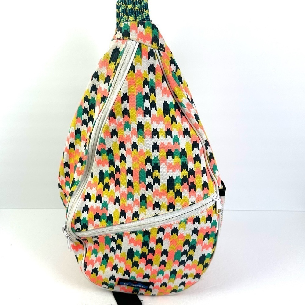 Kavu Rope Sling Bag‎ Canvas Shoulder Bag Large Backpack Travel - Picture 1 of 9
